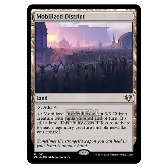 Magic The Gathering - Commander Masters - Mobilized District - 1011