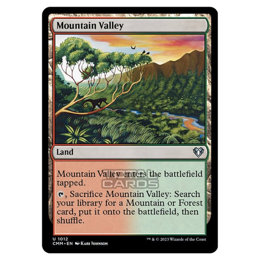 Magic The Gathering - Commander Masters - Mountain Valley - 1012