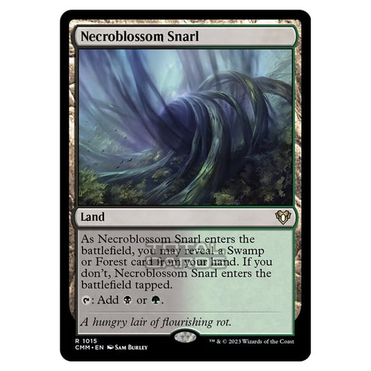 Magic The Gathering - Commander Masters - Necroblossom Snarl - 1015