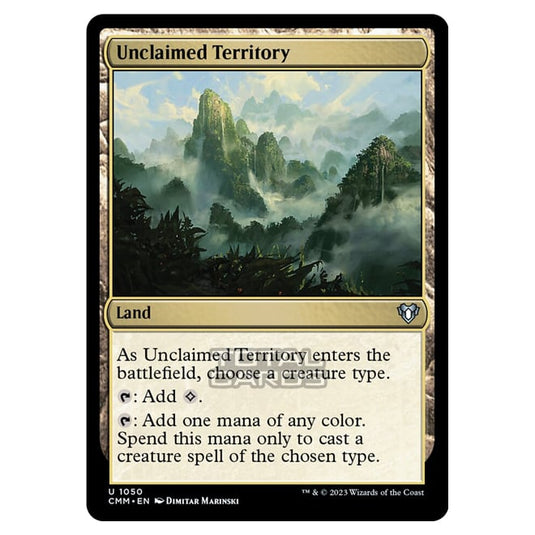 Magic The Gathering - Commander Masters - Unclaimed Territory - 1050