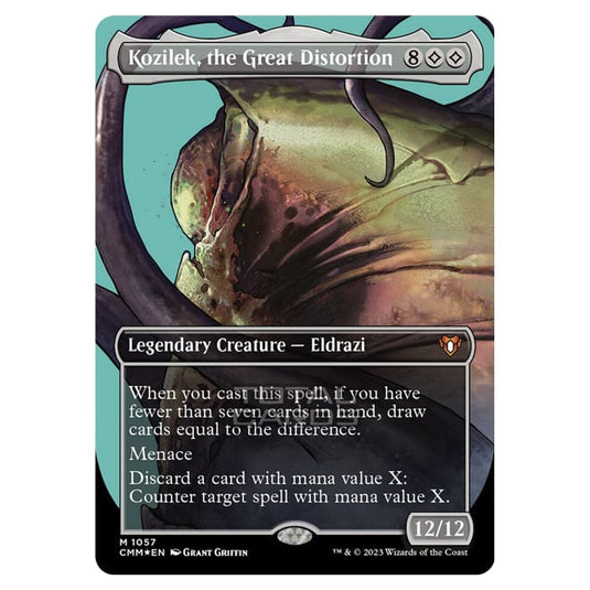 Magic The Gathering - Commander Masters - Kozilek, the Great Distortion (Textured Foil) - 1057