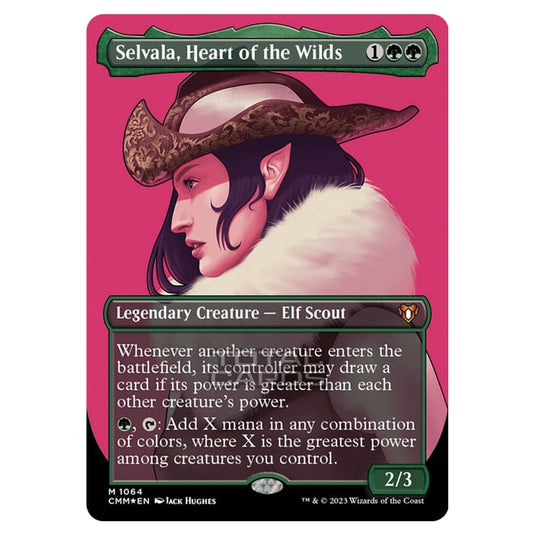 Magic The Gathering - Commander Masters - Selvala, Heart of the Wilds (Textured Foil) - 1064