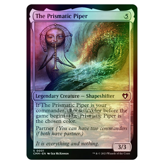 Magic The Gathering - Commander Masters - The Prismatic Piper - 0001 (Foil)