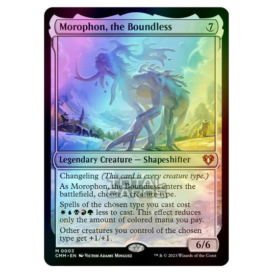 Magic The Gathering - Commander Masters - Morophon, the Boundless - 0003 (Foil)