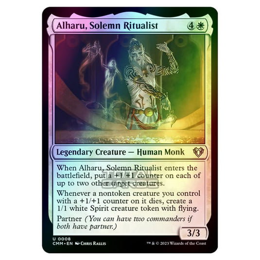 Magic The Gathering - Commander Masters - Alharu, Solemn Ritualist - 0008 (Foil)