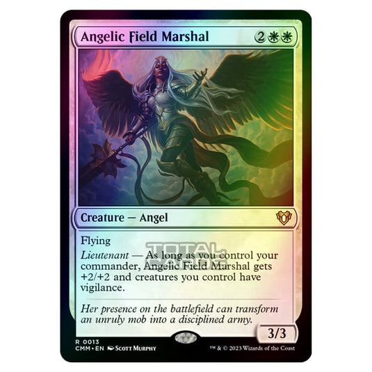 Magic The Gathering - Commander Masters - Angelic Field Marshal - 0013 (Foil)