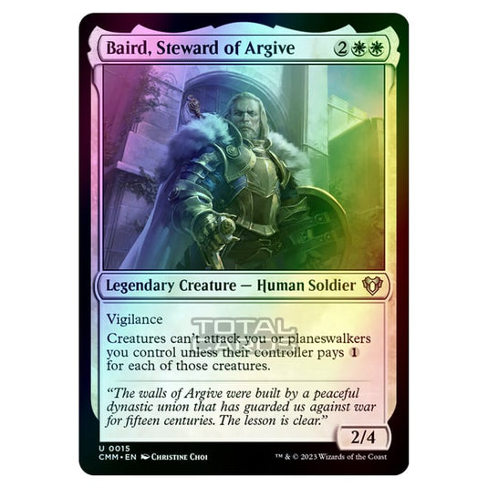 Magic The Gathering - Commander Masters - Baird, Steward of Argive - 0015 (Foil)