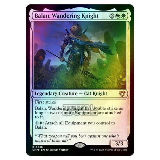 Magic The Gathering - Commander Masters - Balan, Wandering Knight - 0016 (Foil)