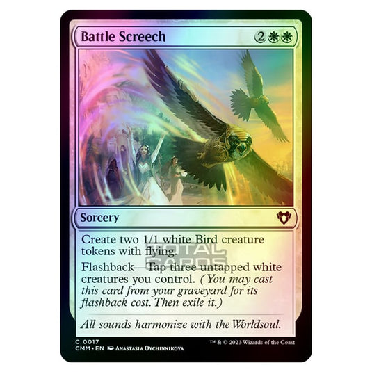 Magic The Gathering - Commander Masters - Battle Screech - 0017 (Foil)