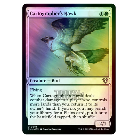 Magic The Gathering - Commander Masters - Cartographer's Hawk - 0018 (Foil)