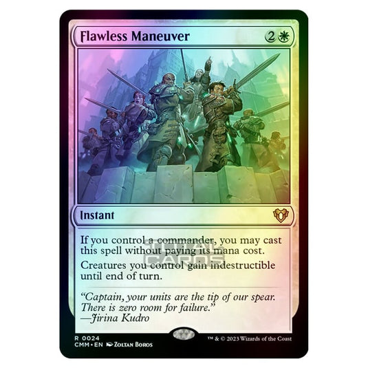 Magic The Gathering - Commander Masters - Flawless Maneuver - 0024 (Foil)