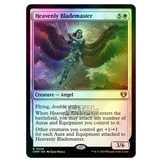 Magic The Gathering - Commander Masters - Heavenly Blademaster - 0028 (Foil)