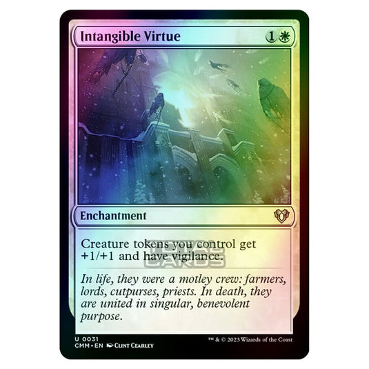 Magic The Gathering - Commander Masters - Intangible Virtue - 0031 (Foil)