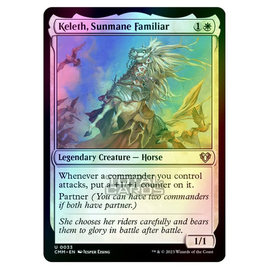 Magic The Gathering - Commander Masters - Keleth, Sunmane Familiar - 0033 (Foil)