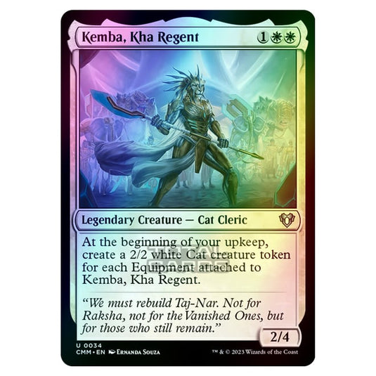 Magic The Gathering - Commander Masters - Kemba, Kha Regent - 0034 (Foil)