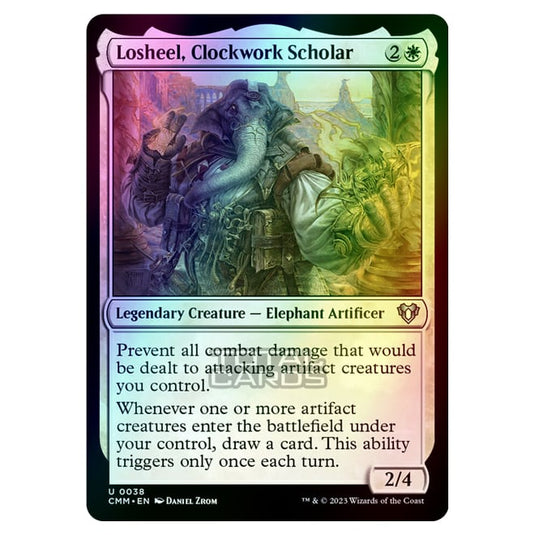 Magic The Gathering - Commander Masters - Losheel, Clockwork Scholar - 0038 (Foil)