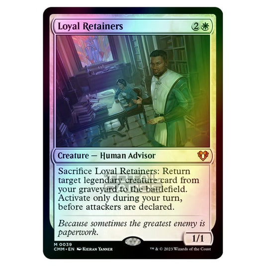 Magic The Gathering - Commander Masters - Loyal Retainers - 0039 (Foil)