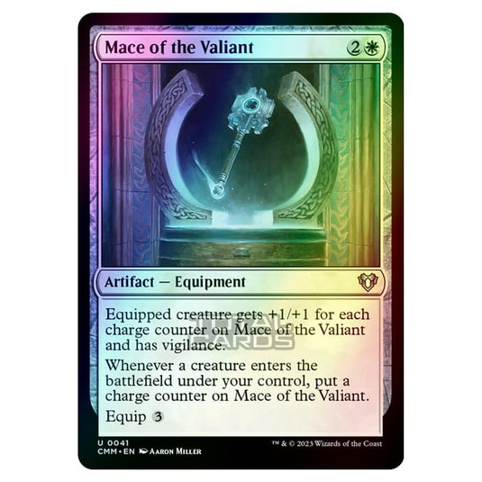 Magic The Gathering - Commander Masters - Mace of the Valiant - 0041 (Foil)