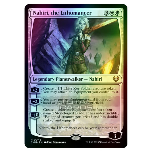 Magic The Gathering - Commander Masters - Nahiri, the Lithomancer - 0045 (Foil)