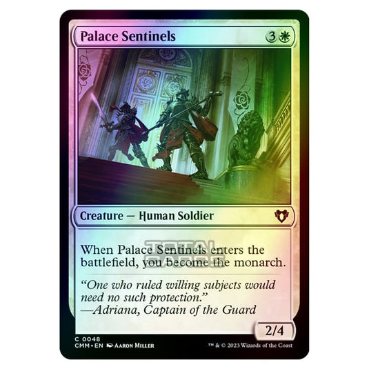 Magic The Gathering - Commander Masters - Palace Sentinels - 0048 (Foil)