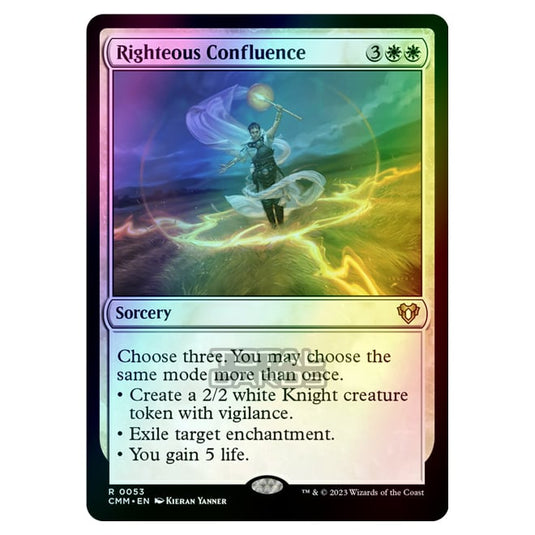 Magic The Gathering - Commander Masters - Righteous Confluence - 0053 (Foil)