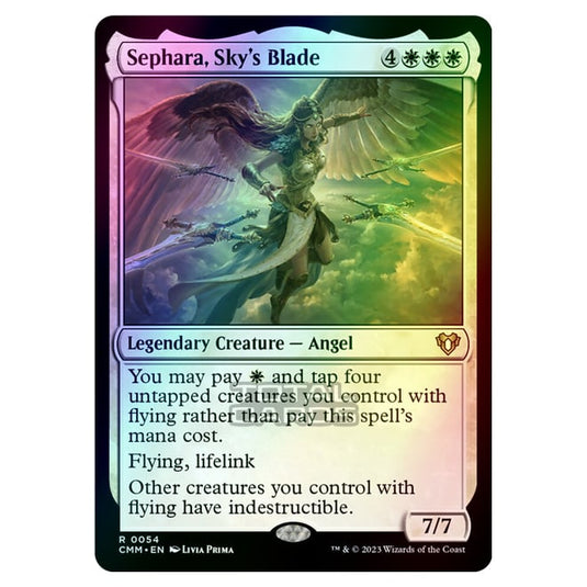 Magic The Gathering - Commander Masters - Sephara, Sky's Blade - 0054 (Foil)