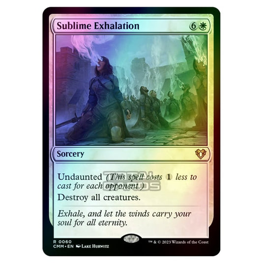 Magic The Gathering - Commander Masters - Sublime Exhalation - 0060 (Foil)