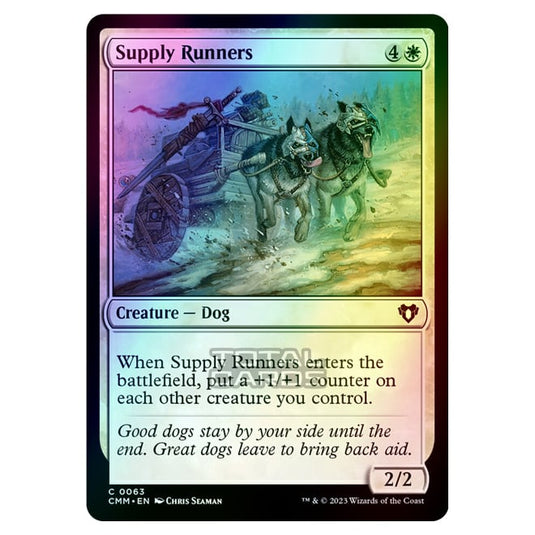 Magic The Gathering - Commander Masters - Supply Runners - 0063 (Foil)