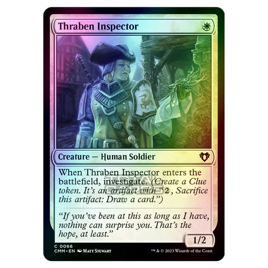 Magic The Gathering - Commander Masters - Thraben Inspector - 0066 (Foil)