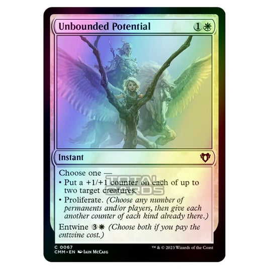 Magic The Gathering - Commander Masters - Unbounded Potential - 0067 (Foil)