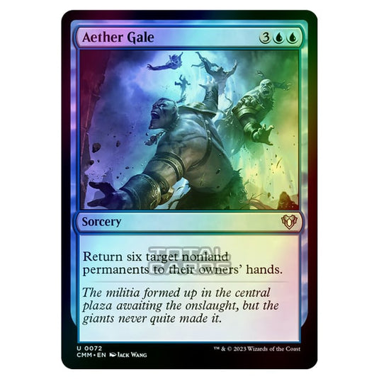 Magic The Gathering - Commander Masters - Aether Gale - 0072 (Foil)