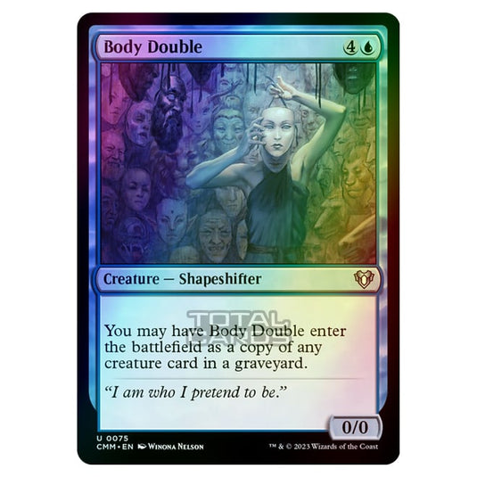 Magic The Gathering - Commander Masters - Body Double - 0075 (Foil)