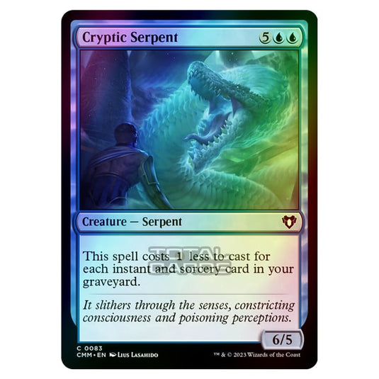 Magic The Gathering - Commander Masters - Cryptic Serpent - 0083 (Foil)