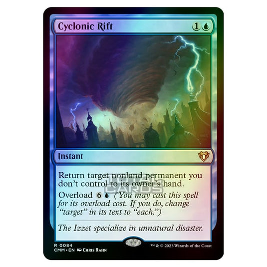 Magic The Gathering - Commander Masters - Cyclonic Rift - 0084 (Foil)