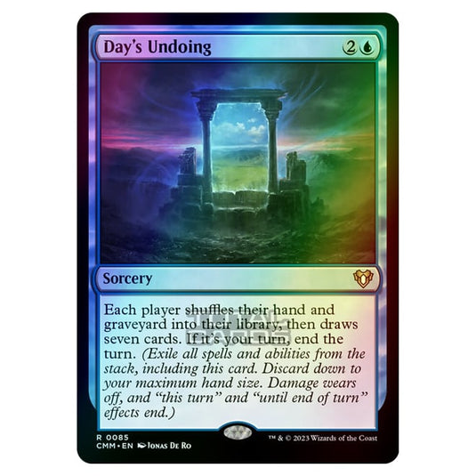 Magic The Gathering - Commander Masters - Day's Undoing - 0085 (Foil)