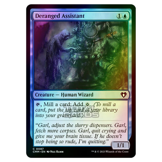 Magic The Gathering - Commander Masters - Deranged Assistant - 0087 (Foil)