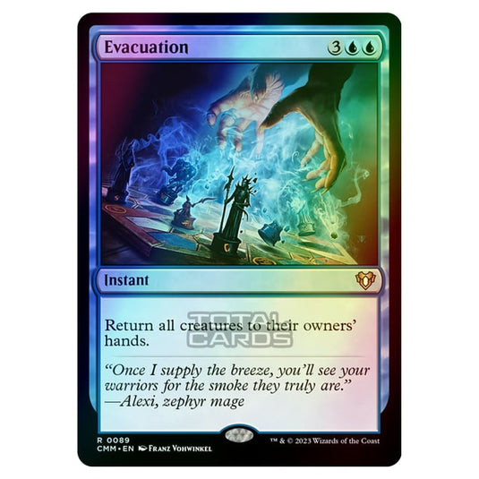 Magic The Gathering - Commander Masters - Evacuation - 0089 (Foil)