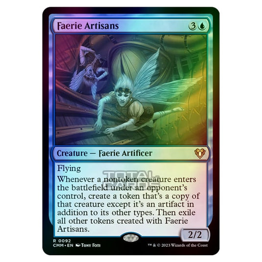 Magic The Gathering - Commander Masters - Faerie Artisans - 0092 (Foil)