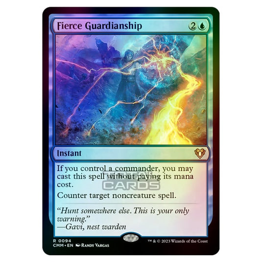 Magic The Gathering - Commander Masters - Fierce Guardianship - 0094 (Foil)