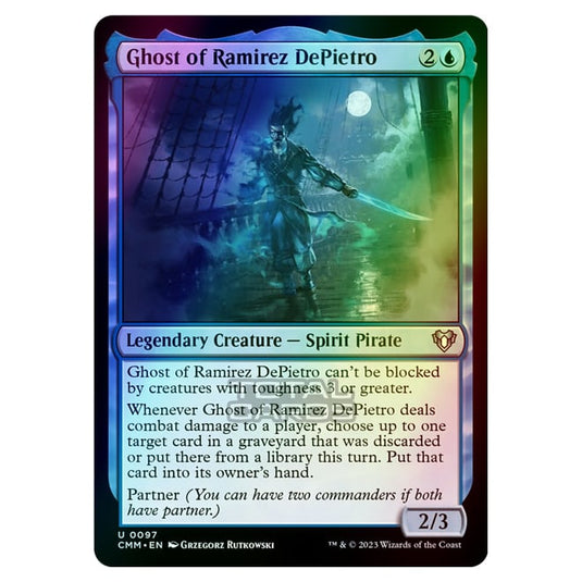 Magic The Gathering - Commander Masters - Ghost of Ramirez DePietro - 0097 (Foil)