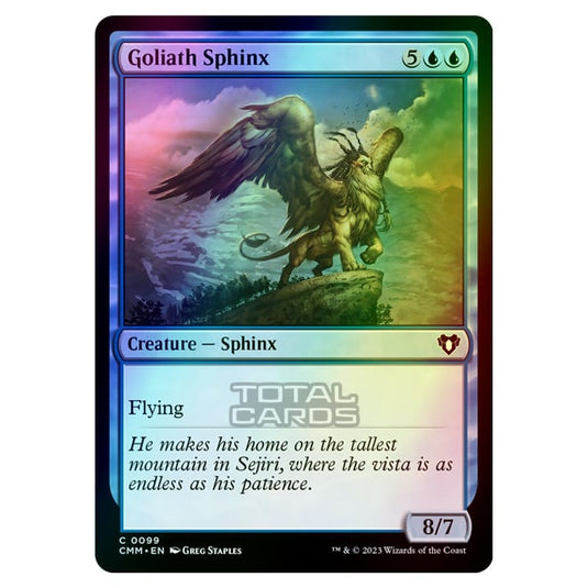 Magic The Gathering - Commander Masters - Goliath Sphinx - 0099 (Foil)