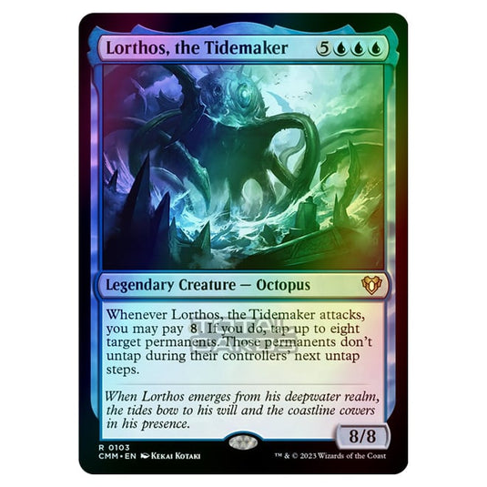 Magic The Gathering - Commander Masters - Lorthos, the Tidemaker - 0103 (Foil)