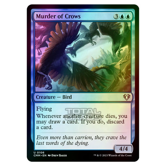 Magic The Gathering - Commander Masters - Murder of Crows - 0106 (Foil)