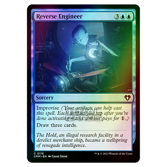 Magic The Gathering - Commander Masters - Reverse Engineer - 0116 (Foil)