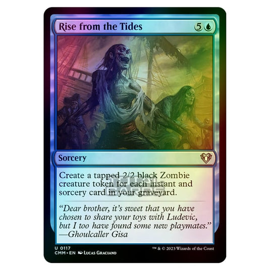 Magic The Gathering - Commander Masters - Rise from the Tides - 0117 (Foil)