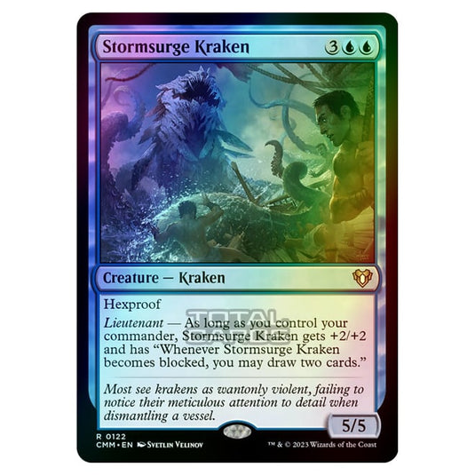 Magic The Gathering - Commander Masters - Stormsurge Kraken - 0122 (Foil)