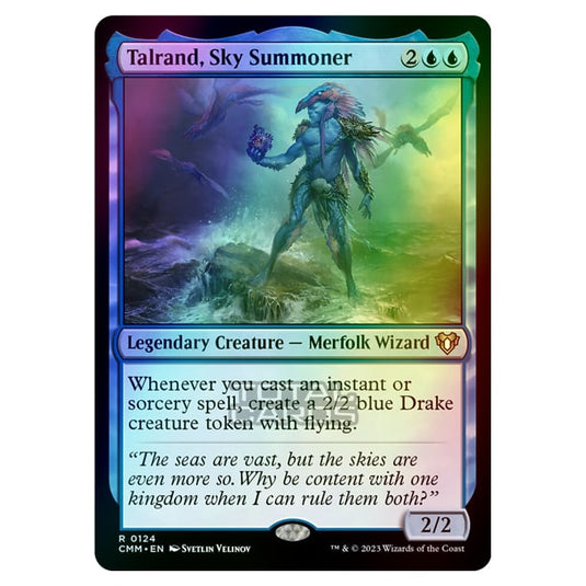 Magic The Gathering - Commander Masters - Talrand, Sky Summoner - 0124 (Foil)