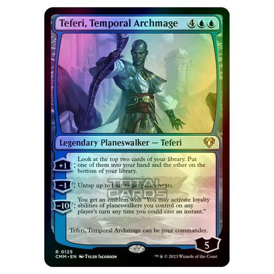 Magic The Gathering - Commander Masters - Teferi, Temporal Archmage - 0125 (Foil)