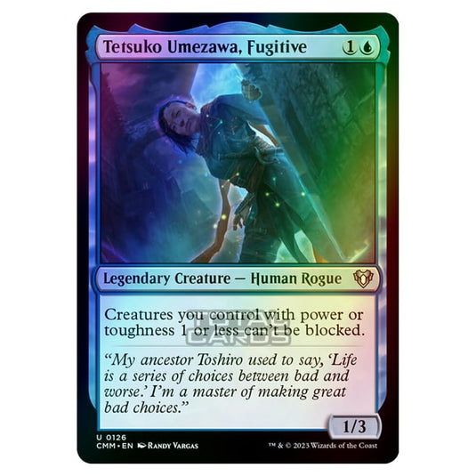 Magic The Gathering - Commander Masters - Tetsuko Umezawa, Fugitive - 0126 (Foil)