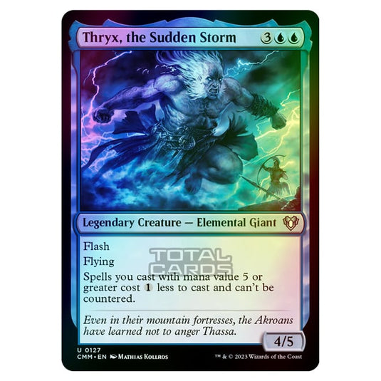 Magic The Gathering - Commander Masters - Thryx, the Sudden Storm - 0127 (Foil)